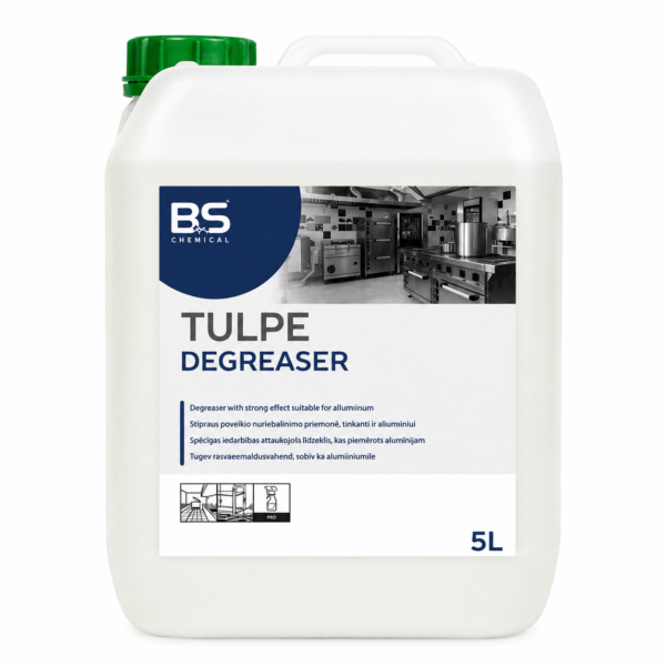 Tulpe Degreaser – stipraus poveikio nuriebalinimo priemonė 5 L