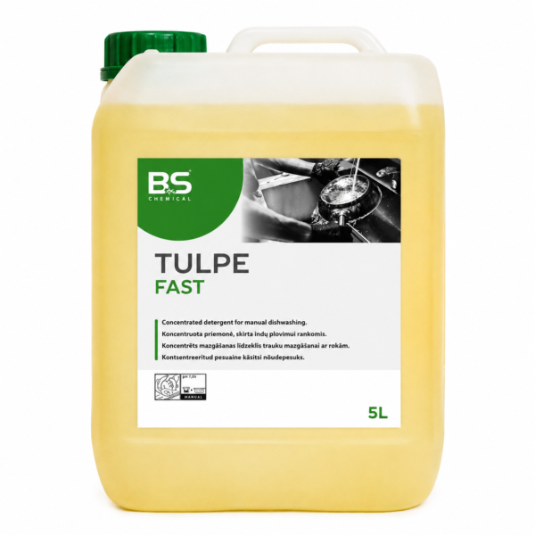 Tulpe Fast – koncentruota priemonė, skirta indų plovimui rankomis 5 L