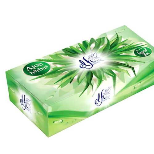 Kosmetinės servetėlės "ELFI" 3 sl, 90 lap.