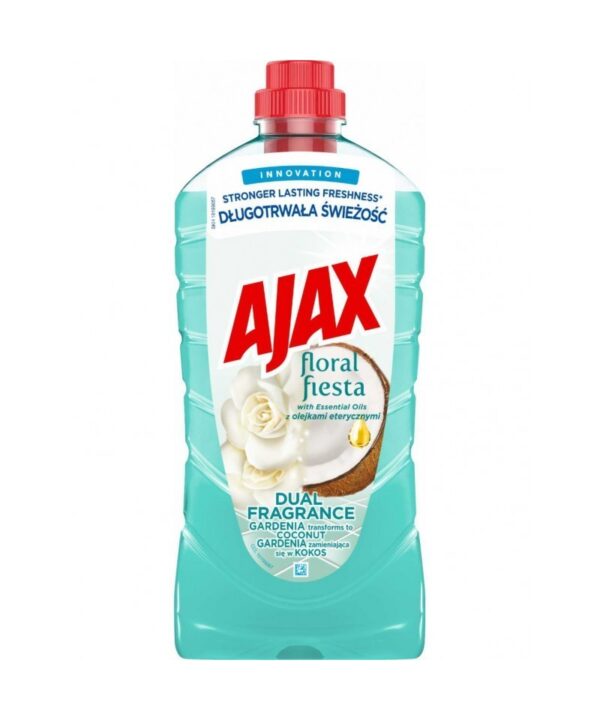 Grindų ploviklis AJAX Gardenijos ir kokosų kvapo, 1L