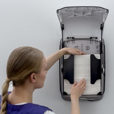 Servetėlių laikiklis „Katrin Inclusive Handtowel M” baltas, 90168