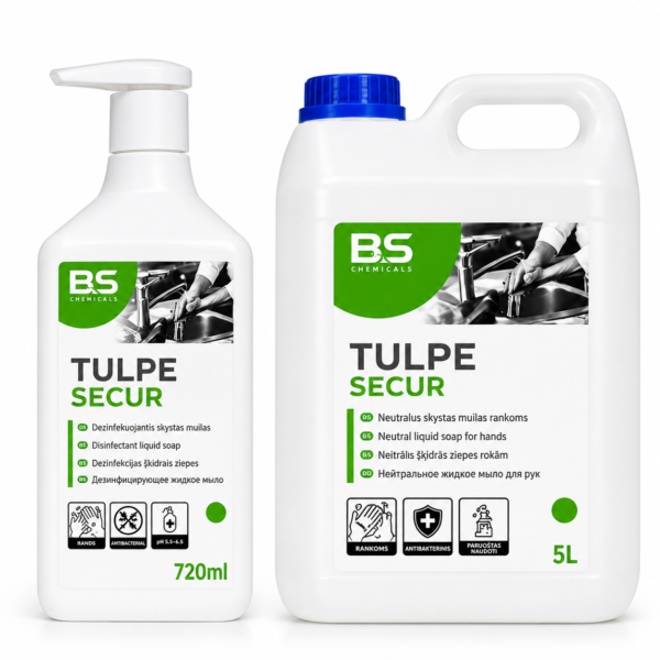 Tulpe Secur – dezinfekuojantis skystas muilas
