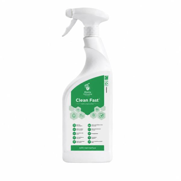 EVANS CLEAN FAST – sanitarinių patalpų valymo priemonė 750 ml