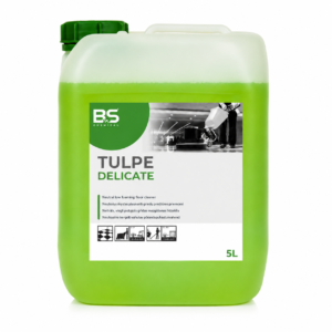 TULPE DELICATE – neutrali silpnai putojanti grindų plovimo priemonė 5 L