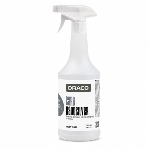 NANO DRACO NANOSILVER Care – kvapų neutralizatorius su sidabro nano dalelėmis 750 ml