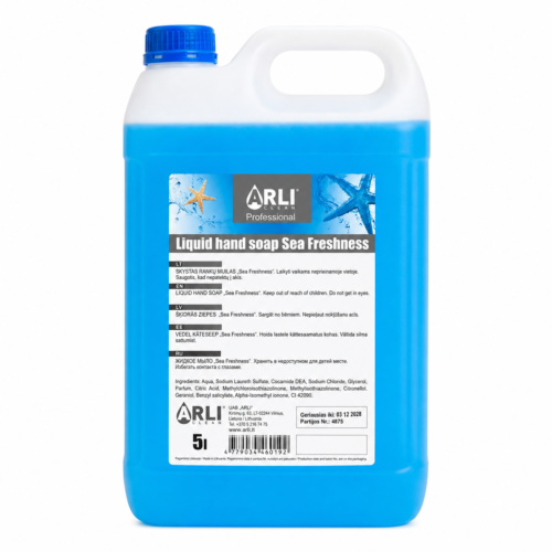 SEA ARLI CLEAN – skystas rankų muilas Sea Freshness 5 l