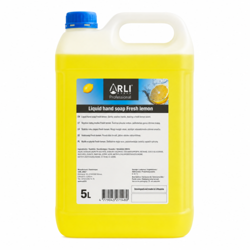 arli ARLI CLEAN – skystas rankų muilas Fresh Lemon 5 L